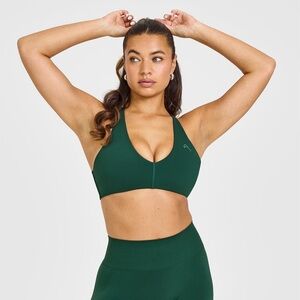 Unified miro bralette in racing green